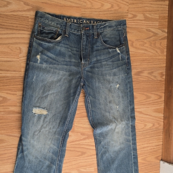 American Eagle Outfitters Other - American Eagle Outfitters Men's Bootcut Distressed Jeans - Blue